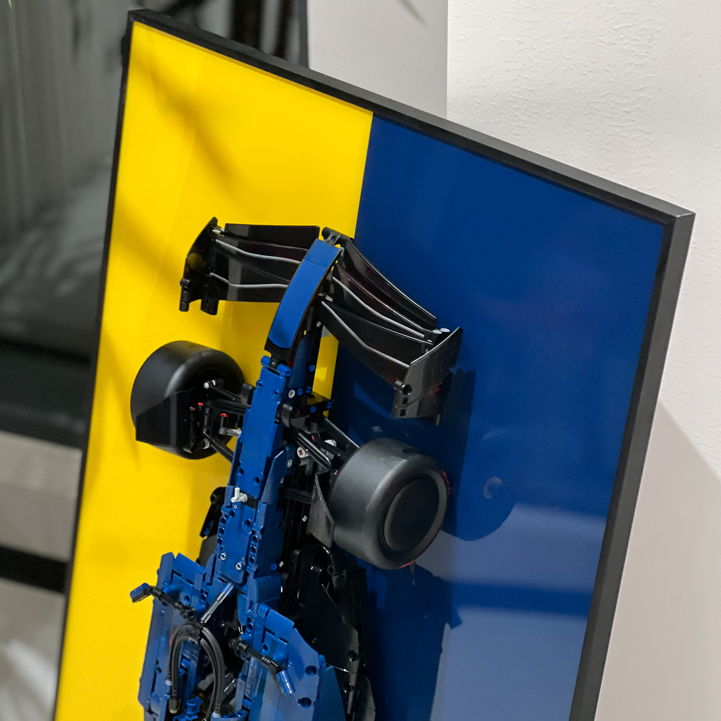 iLuane Display Wallboard for Lego Technic Racing RB20 Car 42206 (No Car Included)