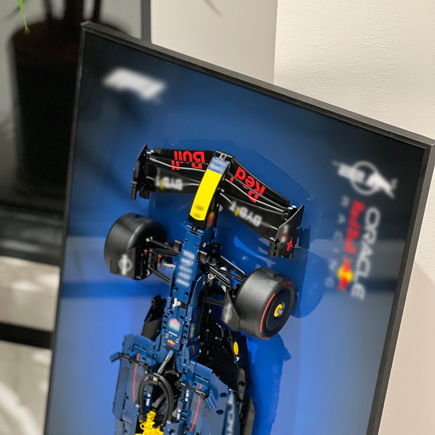 iLuane Display Wallboard for Lego Technic Oracle Red Bull Racing RB20 F1 Car 42206 (No Car Included)