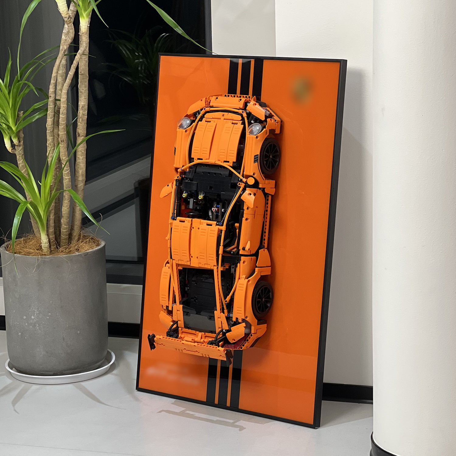 iLuane Display Wallboard for Lego Technic 42056 Porsche 911 GT3 RS Only Display Wallboard