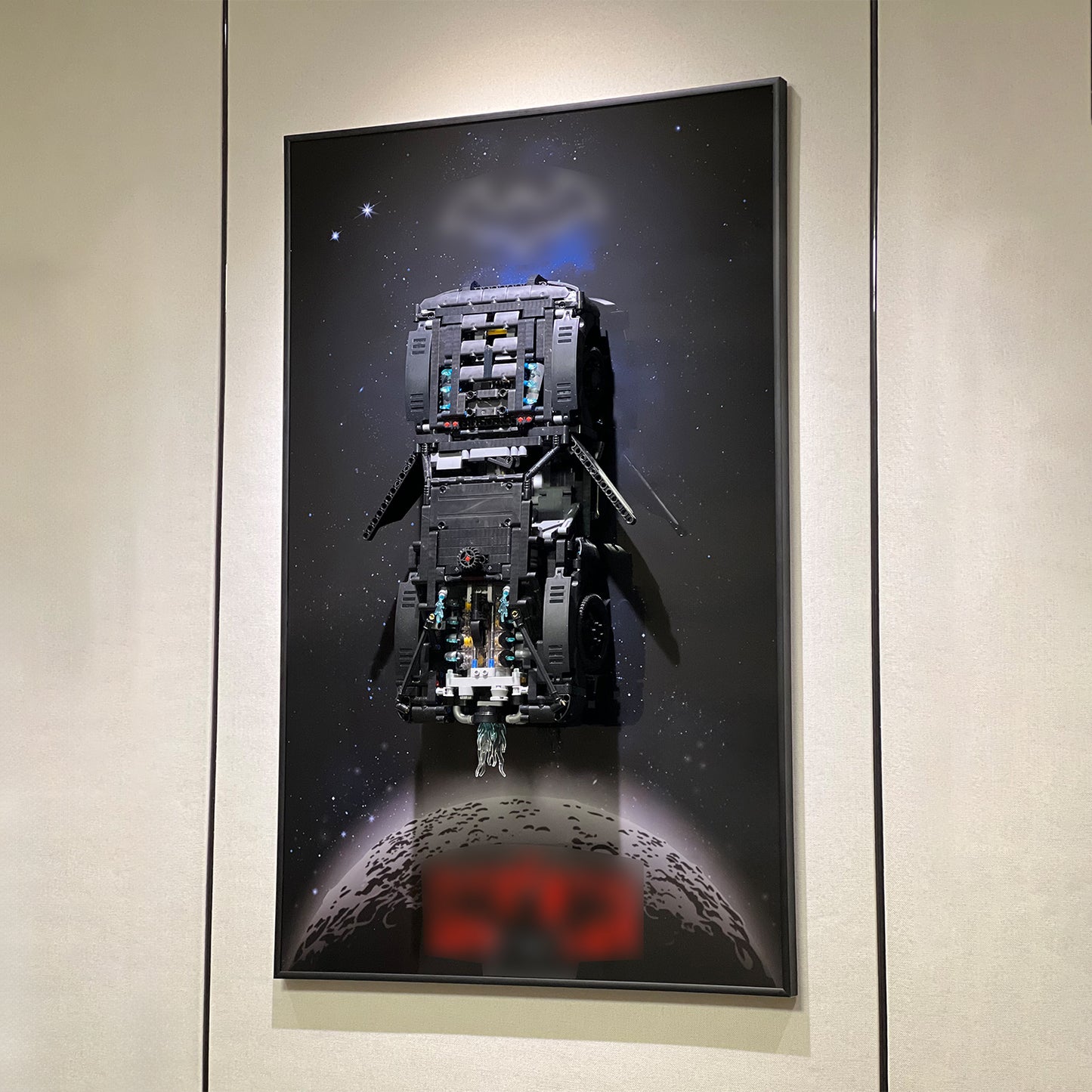 iLuane Display Wallboard for Lego Technic 42127 The Batman Batmobile (Only Display Wallboard)