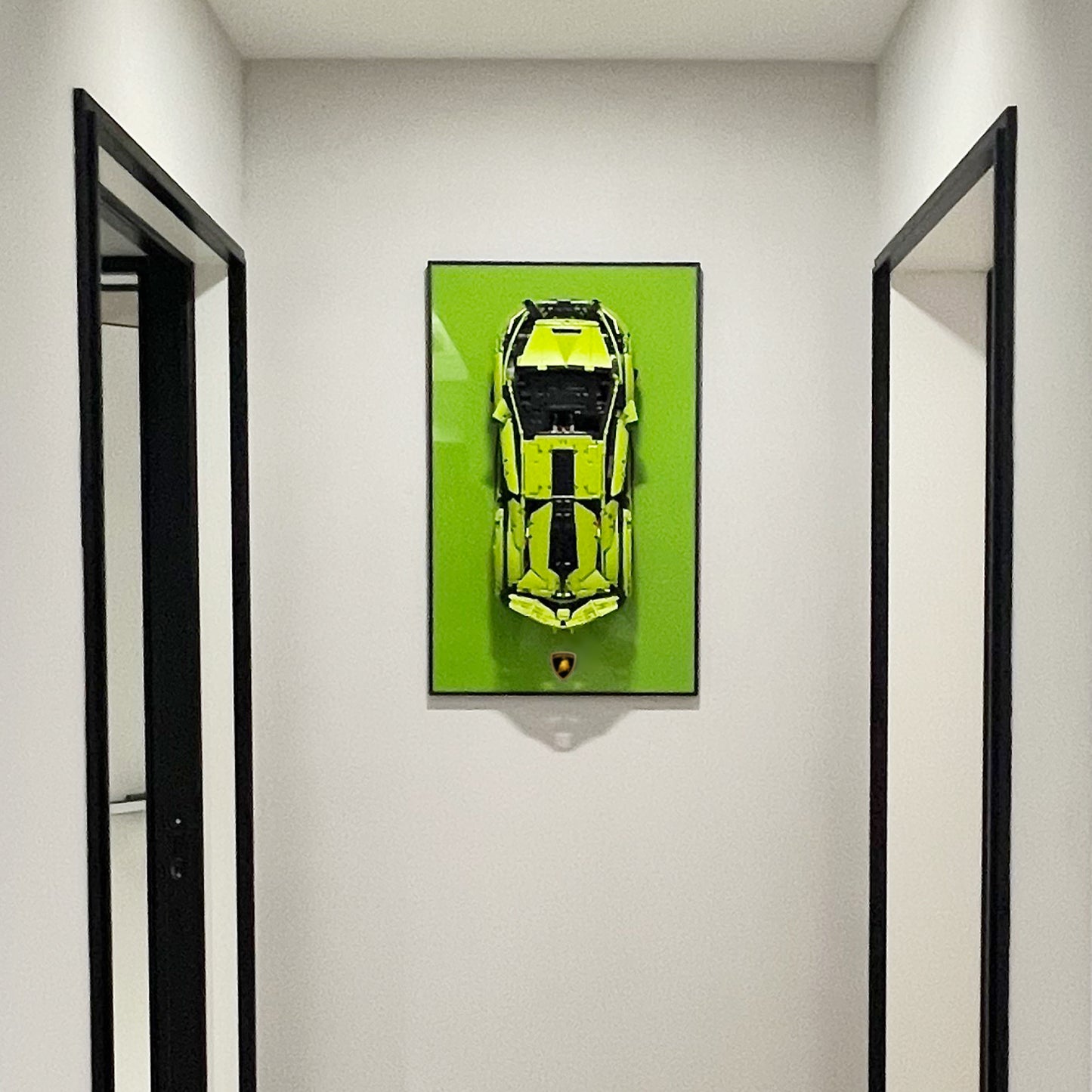 iLuane Display Wallboard for Lego Technic 42115 Lamborghini Sián FKP 37 (Only Display Wallboard)