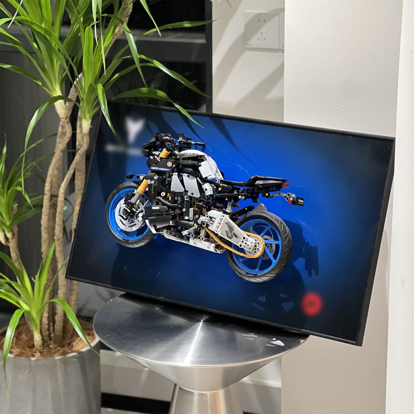 iLuane Display Wallboard for Lego Technic Yamaha MT-10 SP 42159  (Only Display Wallboard)