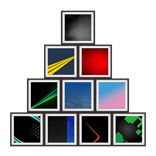 iLuane Display Wallboard for Lego Speed Champions Ultimate Formula 1 Collector's Pack 66802, Contains 10 Sets in 1, Adult Collectibles F1 Wall Mount, Home or Office Décor (No Car Included)