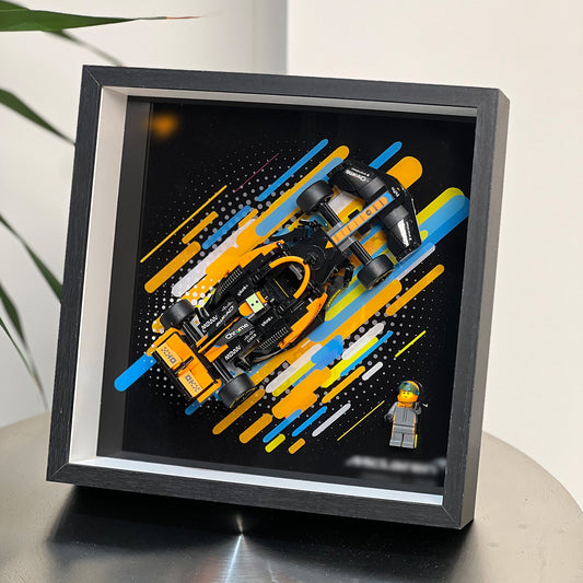 iLuane Display Wallboard for Speed Champions 2023 McLaren Formula 1 Race Car Toy 76919, Adult Collectibles Wall Mount (Only Display Wallboard)