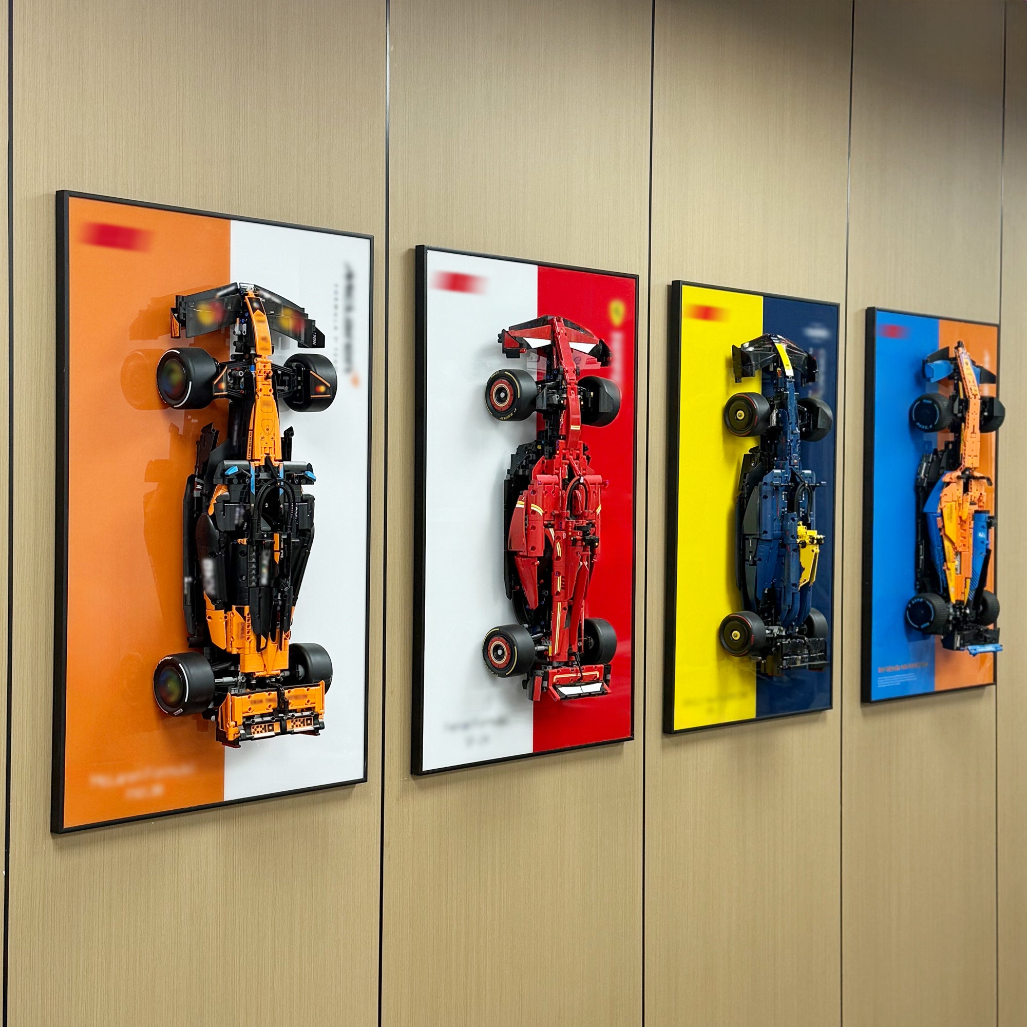 iLuane Display Wallboard for Lego 42141 Technic McLaren Formula 1 2022