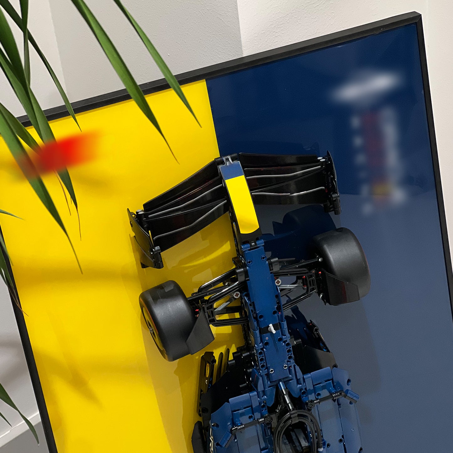 iLuane Display Wallboard for Lego Technic Racing RB20 Car 42206 (No Car Included)