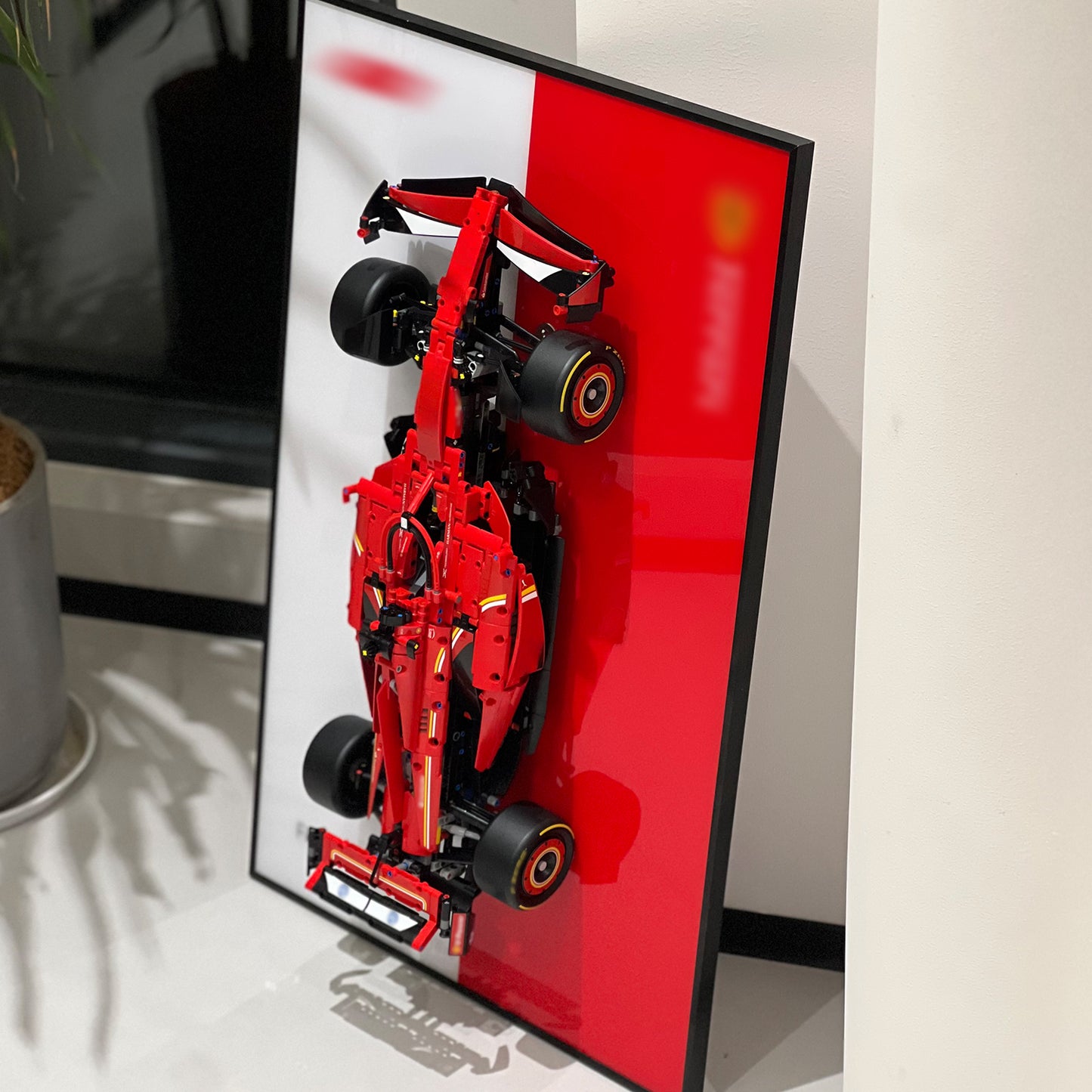 iLuane Display Wallboard for Lego Technic SF-24 Model Car Kit Building Set 42207 (No Car Included)