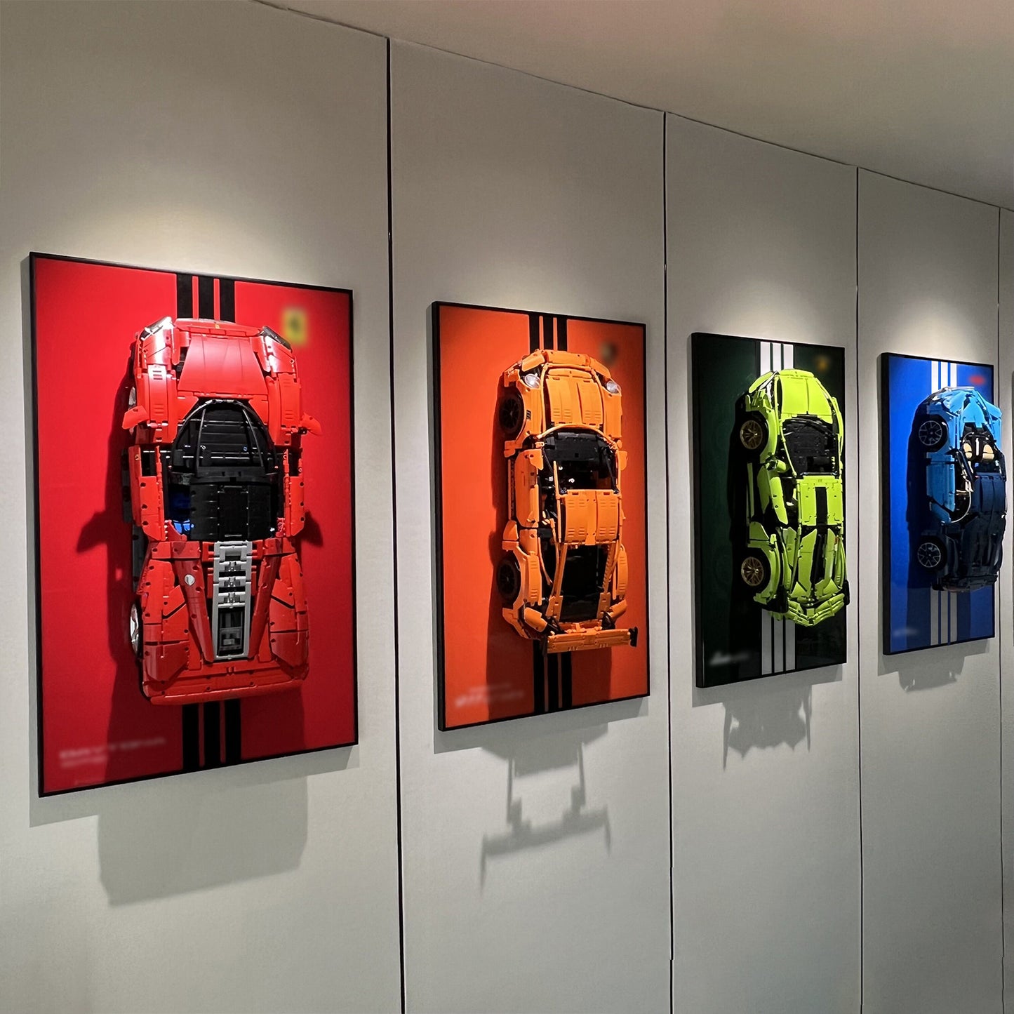iLuane Display Wallboard for Lego Technic Daytona SP3 42143 (Only Display Wallboard)
