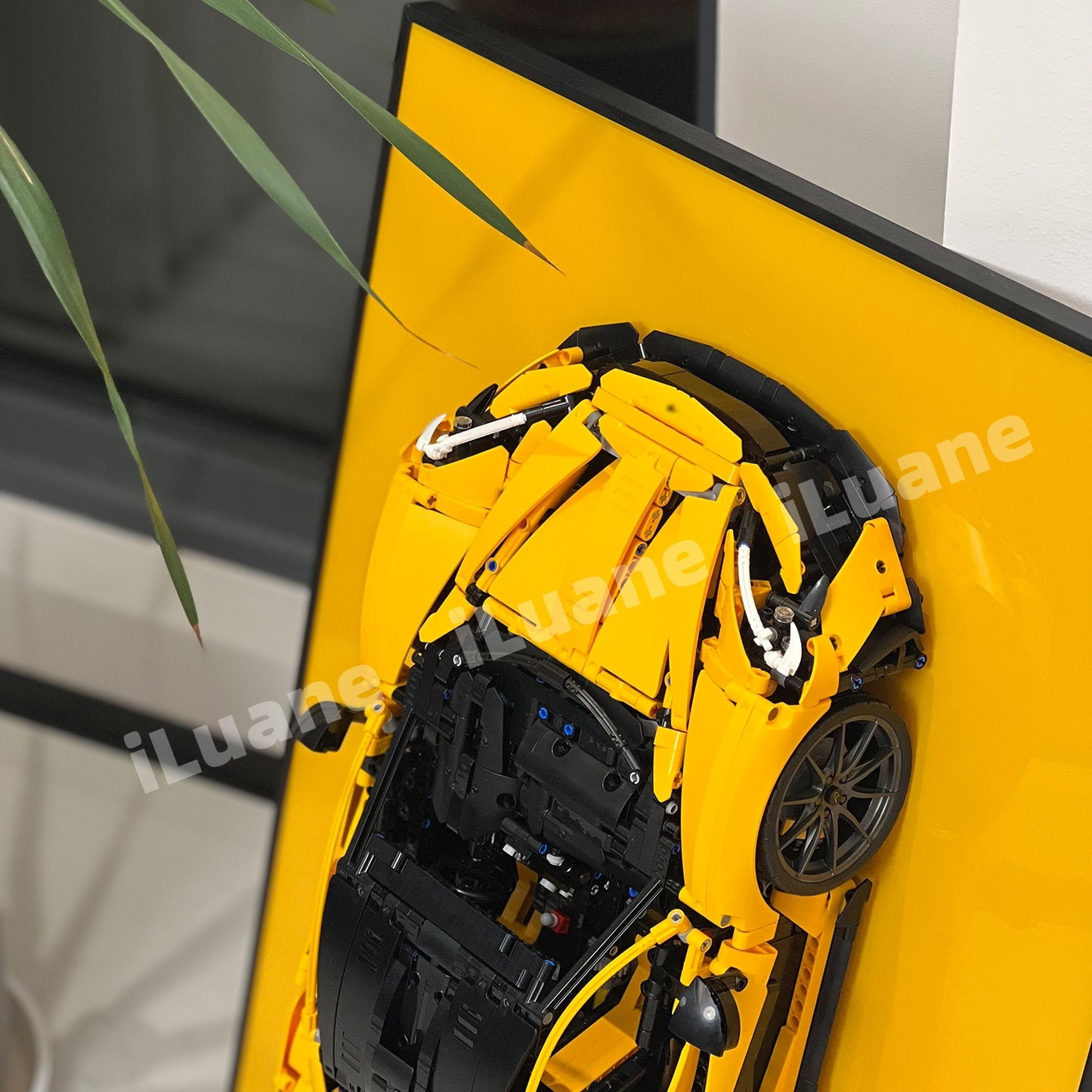 iLuane Display Wallboard for Lego Technic McLaren P1 42172 Solid Colored  (Only Display Wallboard)