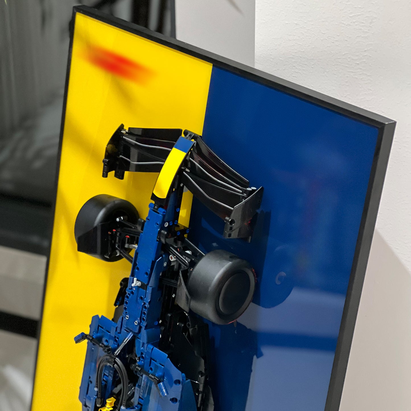 iLuane Display Wallboard for Lego Technic Racing RB20 Car 42206 (No Car Included)