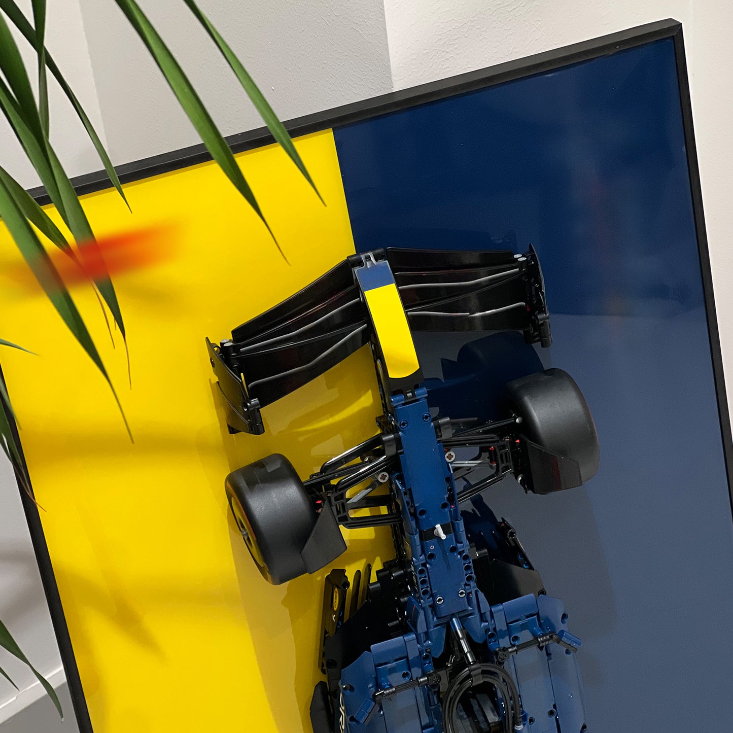 iLuane Display Wallboard for Lego Technic Racing RB20 Car 42206 (No Car Included)