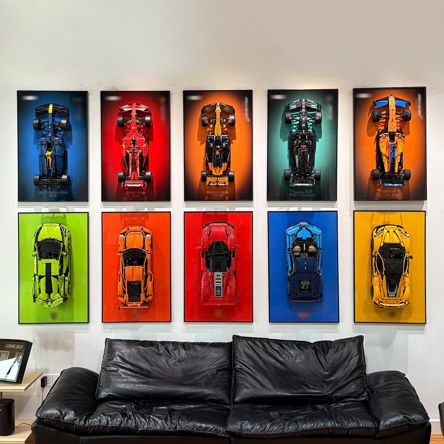 iLuane Display Wallboard for Lego Technic Mercedes-AMG W14 E Performance Race Car Building Set 42171(Only Display Wallboard)