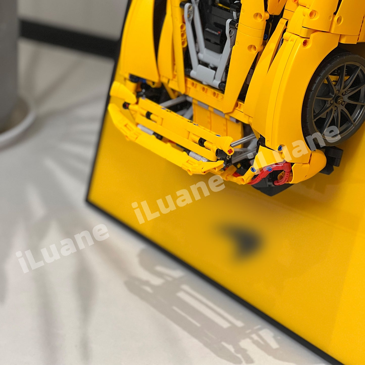 iLuane Display Wallboard for Lego Technic McLaren P1 42172 Solid Colored  (Only Display Wallboard)