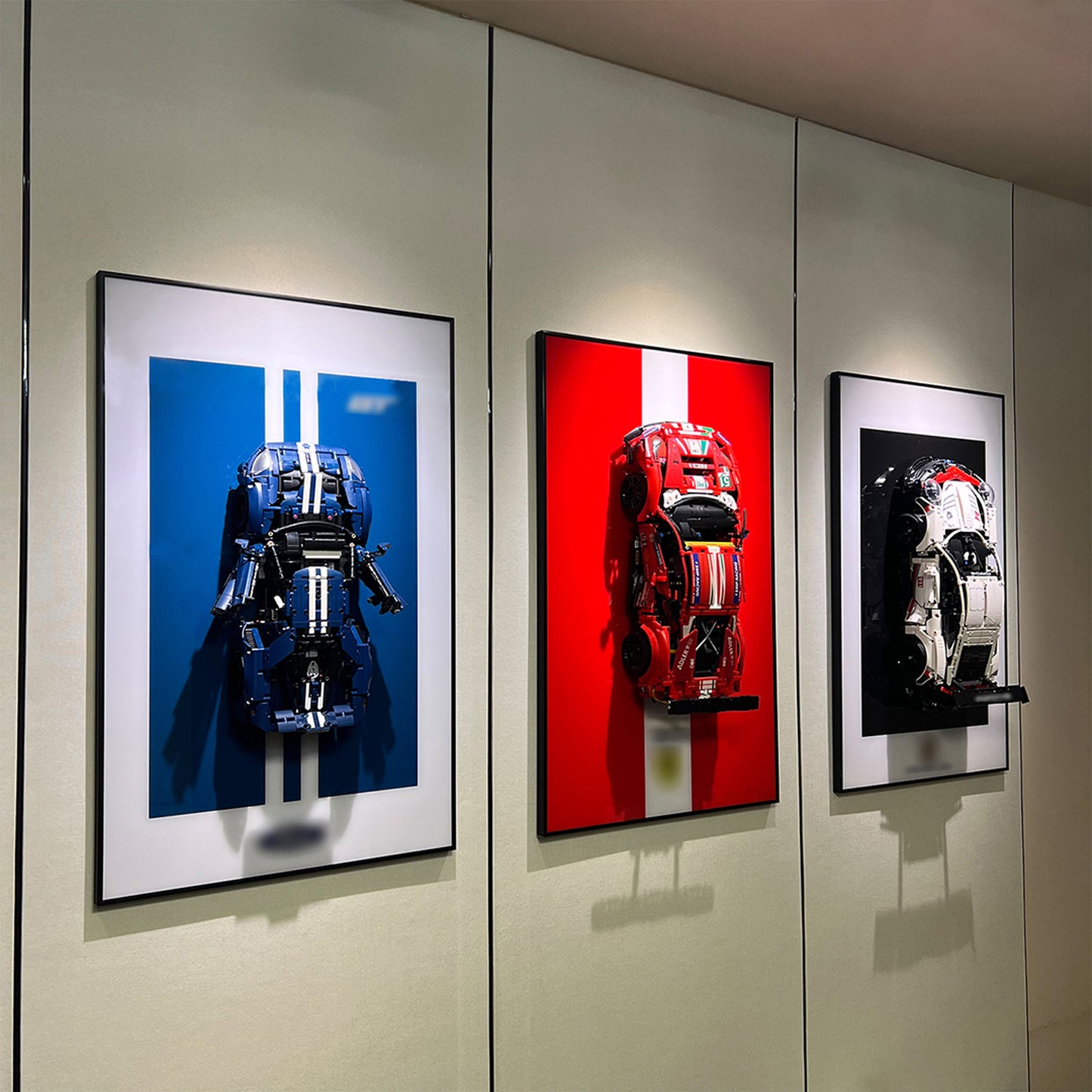 iLuane Display Wallboard for Lego Technic 488 GTE 42125 (Only Display Wallboard)