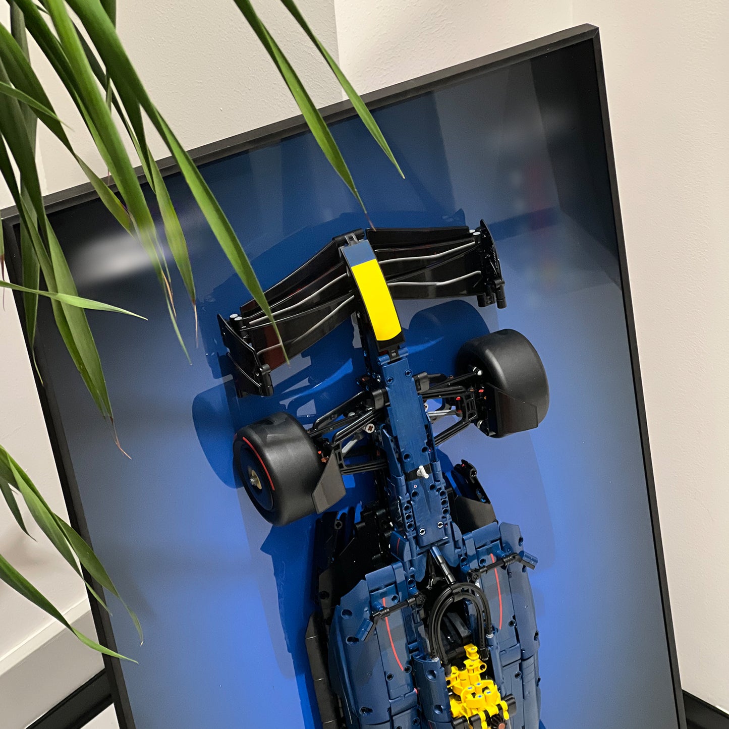 iLuane Display Wallboard for Lego Technic Racing RB20 Car 42206 (No Car Included)
