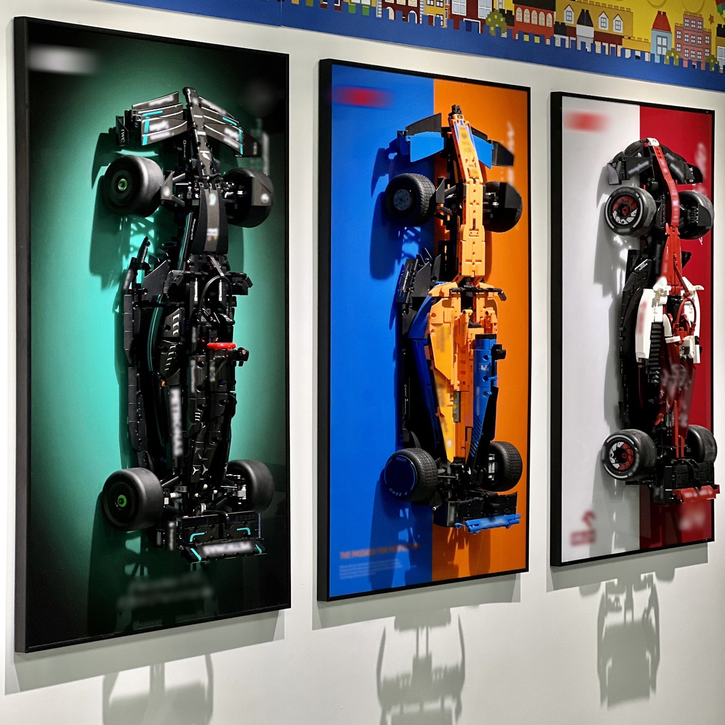 iLuane Display Wallboard for Lego 42141 Technic McLaren Formula 1 2022 Replica Race Car (Only Display Wallboard)