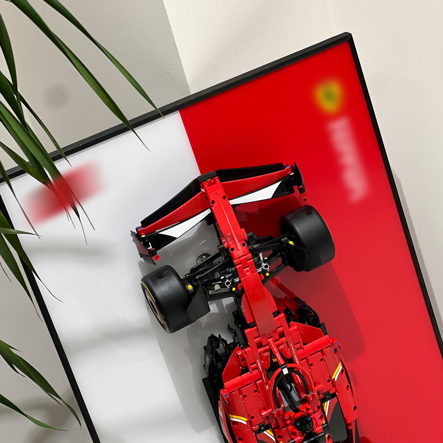 iLuane Display Wallboard for Lego Technic SF-24 Model Car Kit Building Set 42207 (No Car Included)