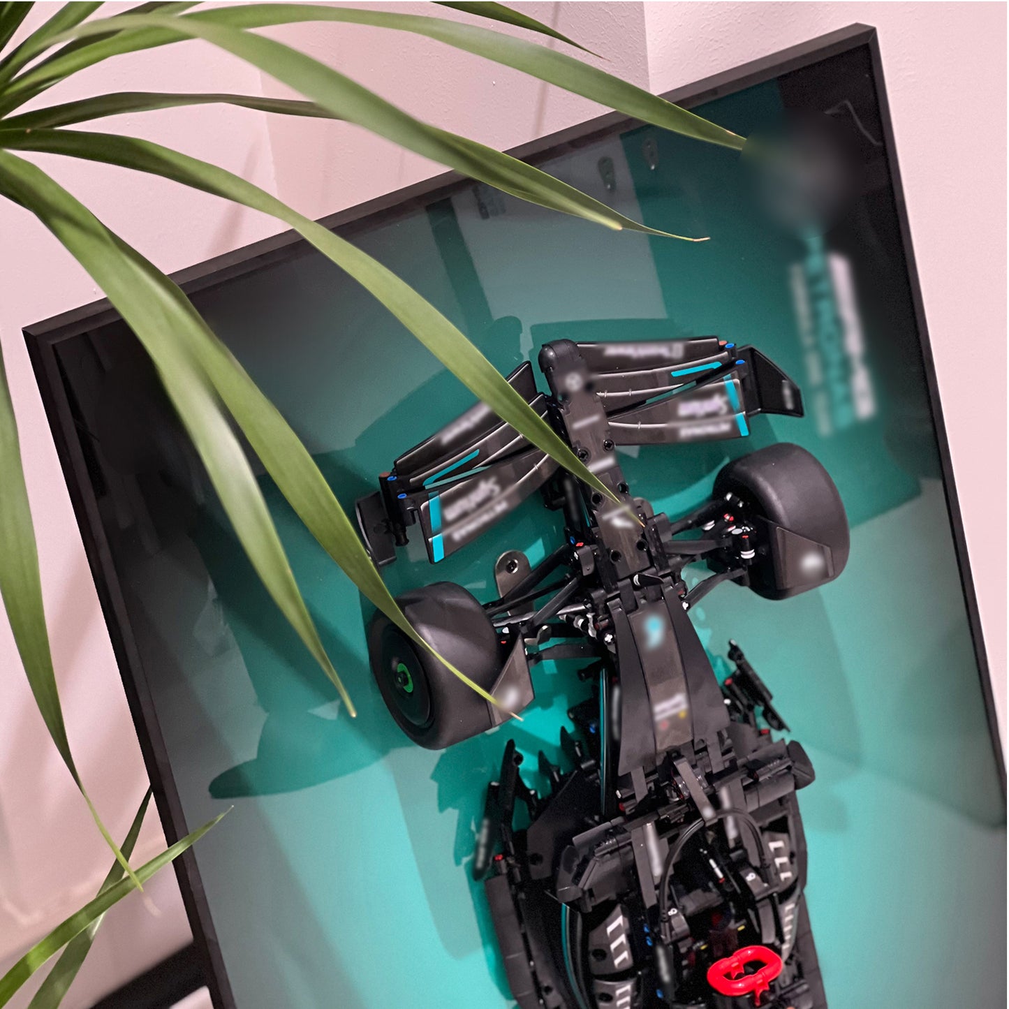 iLuane Display Wallboard for Lego Technic Mercedes-AMG W14 E Performance Race Car Building Set 42171(Only Display Wallboard)