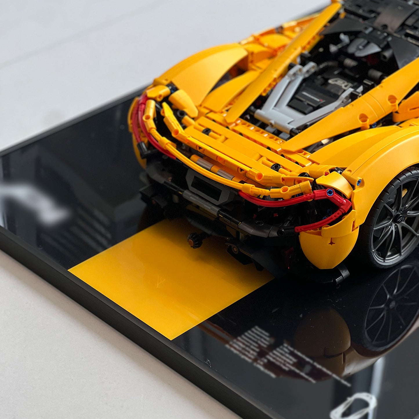 iLuane Display Wallboard for Lego Technic McLaren P1 42172 Coarse Striated  (Only Display Wallboard)