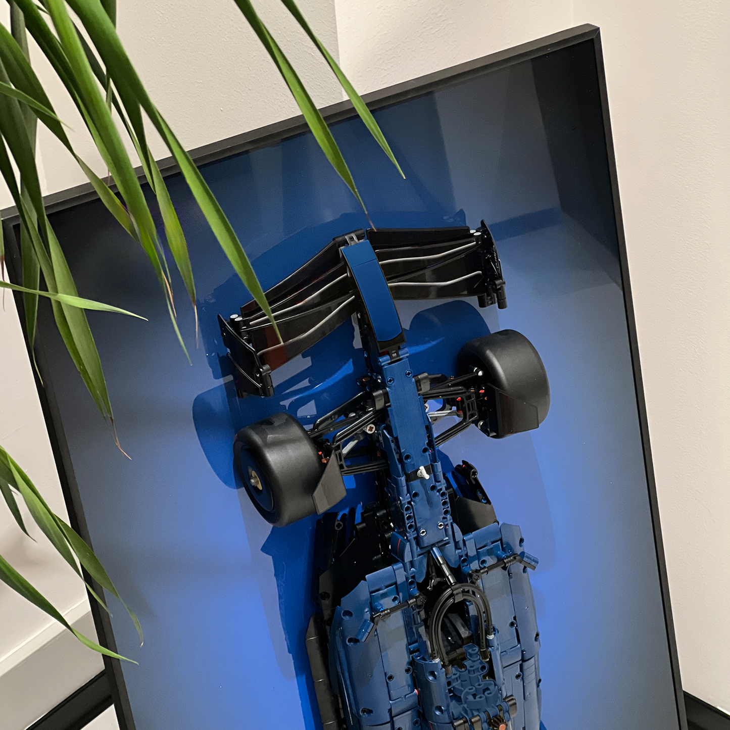 iLuane Display Wallboard for Lego Technic Racing RB20 Car 42206 (No Car Included)