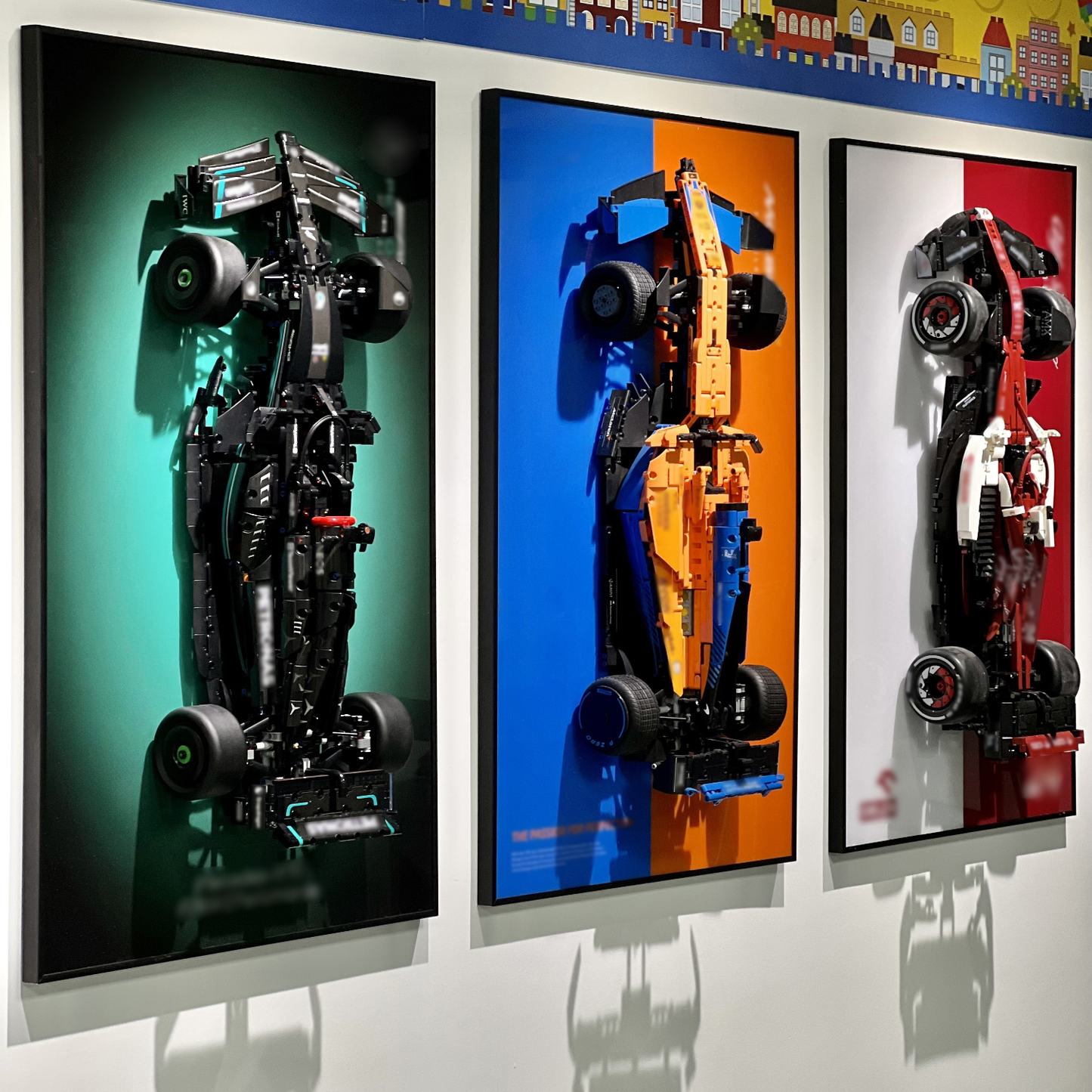 iLuane Display Wallboard for Lego 42141 Technic McLaren Formula 1 2022 Replica Race Car (Only Display Wallboard)