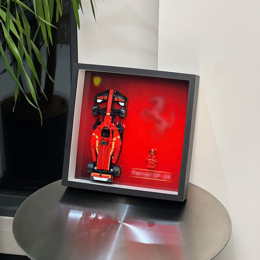 iLuane Display Wallboard for Speed Champions SF-24 Race Car Toys - Building Sets 77242 , Adult Collectibles Wall Mount, Home or Office Décor (No Car Included)