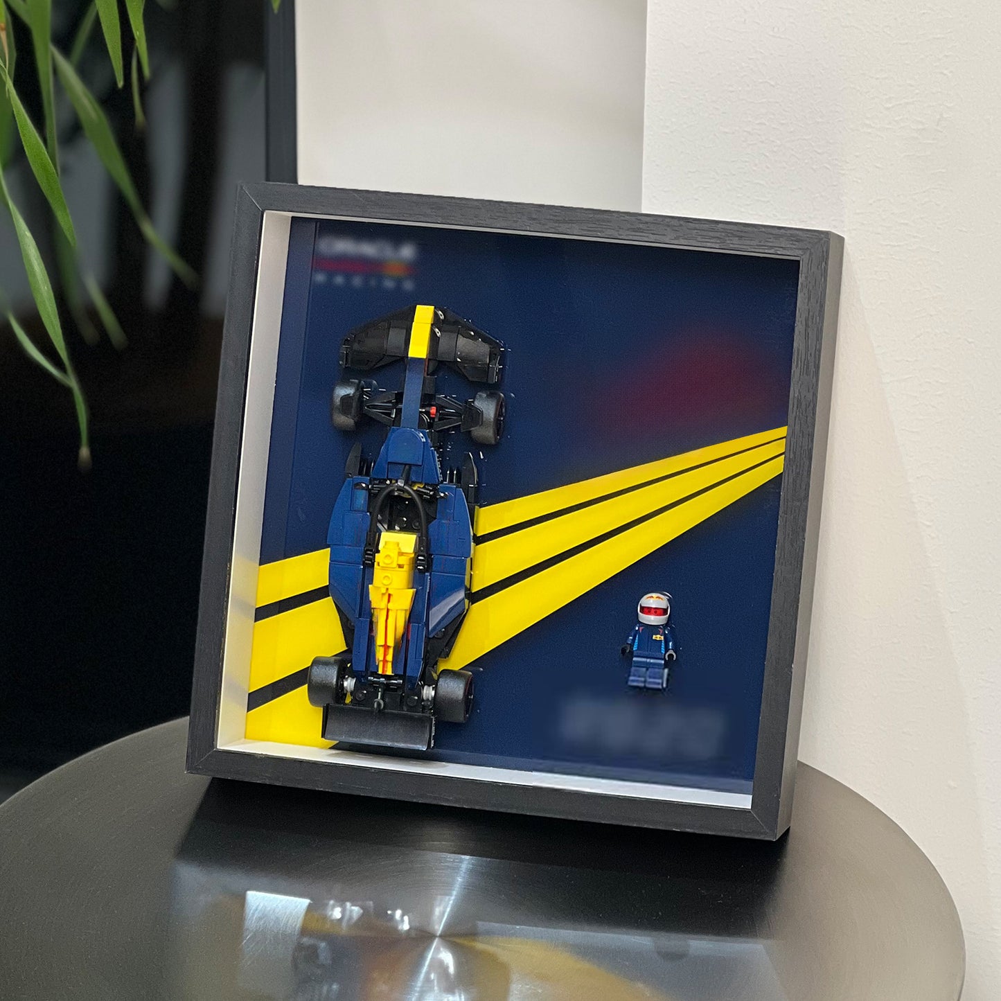iLuane Display Wallboard for Speed Champions Racing RB20 Race Car Model Kits - Building Set 77243, Adult Collectibles Wall Mount, Home or Office Décor (No Car Included)