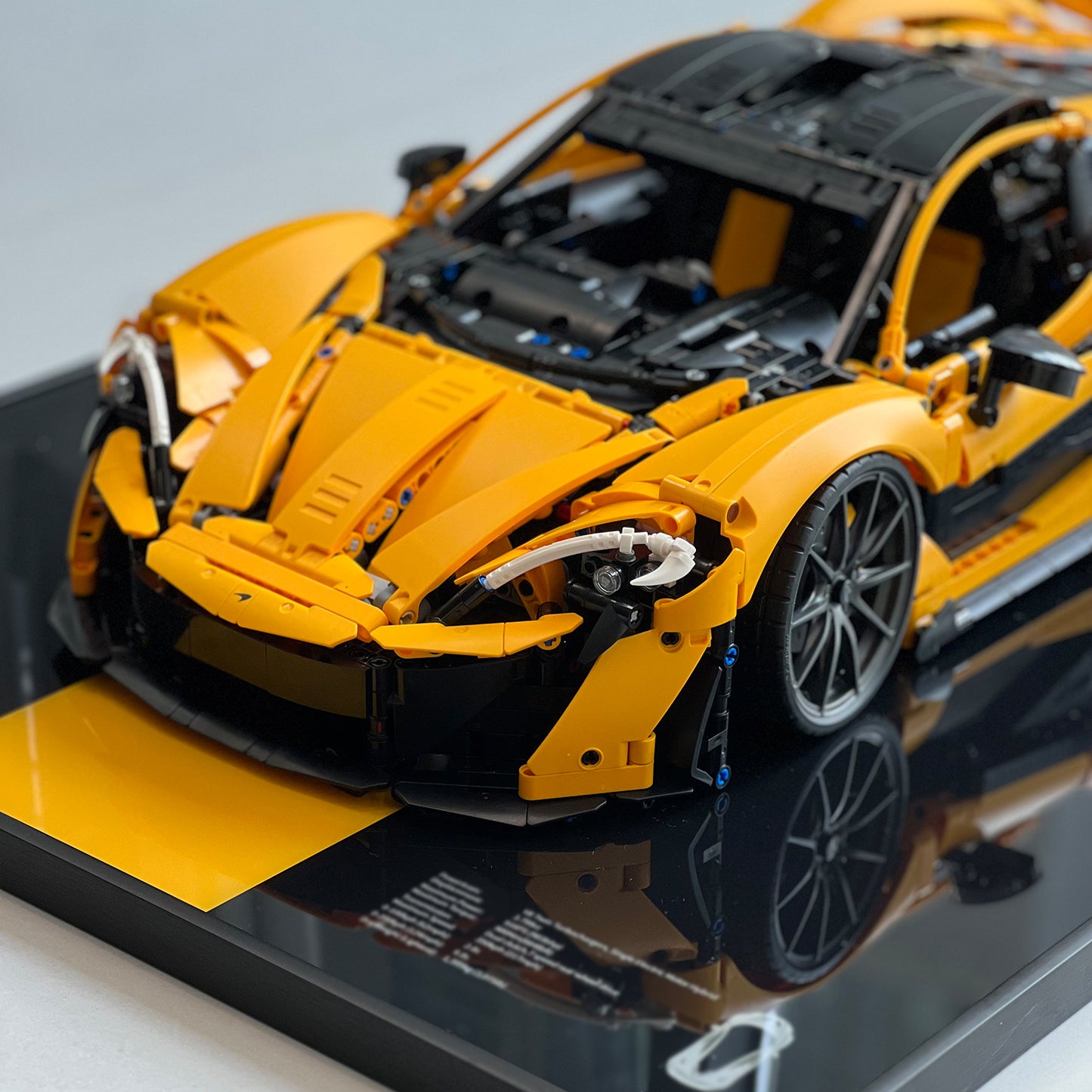 iLuane Display Wallboard for Lego Technic McLaren P1 42172 Coarse Striated  (Only Display Wallboard)