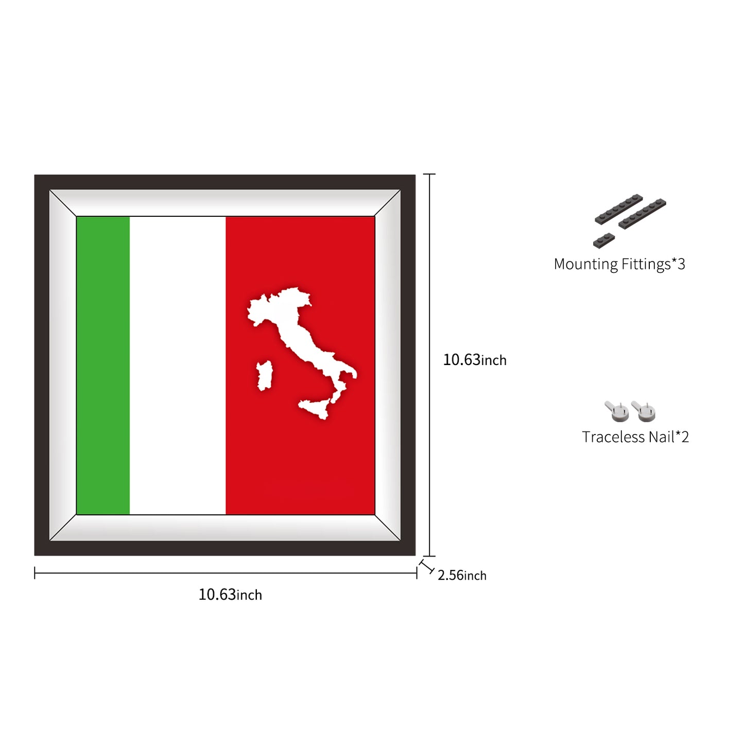 iLuane Display Wallboard for Lego Speed Champions 76895 F8 Tributo Toy Cars Building Kit, Collectibles Lego Car Wall Mount, Gifts for Adult(Only Display Wallboard)