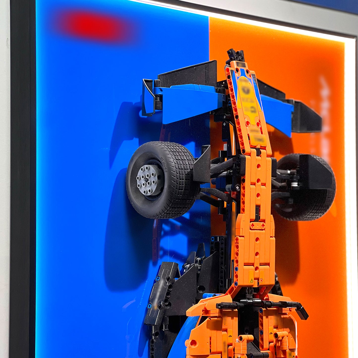 iLuane Display Wallboard for Lego 42141 Technic McLaren Formula 1 2022 Replica Race Car (Only Display Wallboard)