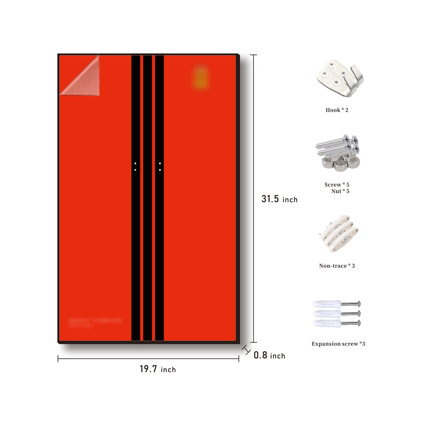 iLuane Display Wallboard for Lego Technic Daytona SP3 42143 (Only Display Wallboard)
