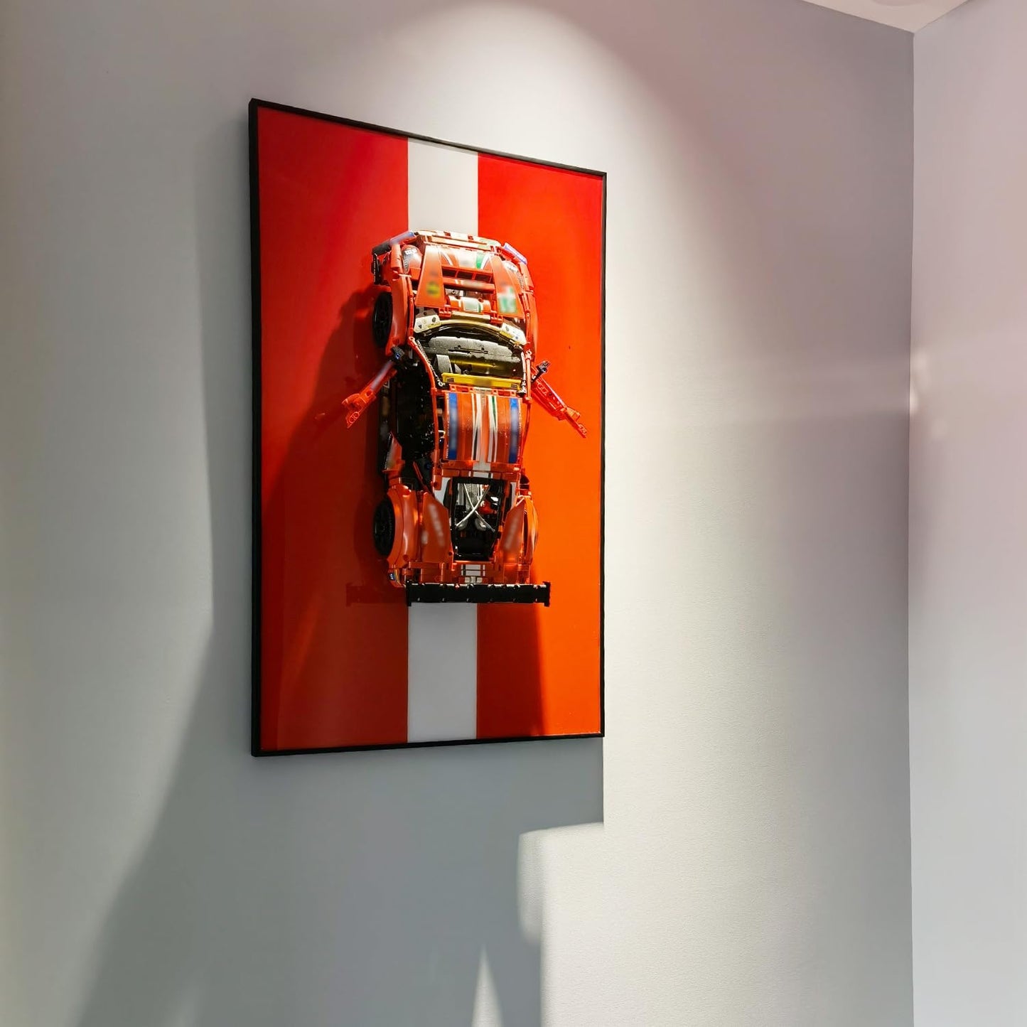 iLuane Display Wallboard for Lego Technic 488 GTE 42125 (Only Display Wallboard)