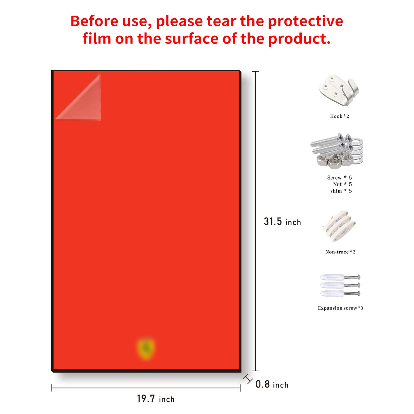 iLuane Display Wallboard for Lego Technic Daytona SP3 42143 (Only Display Wallboard)