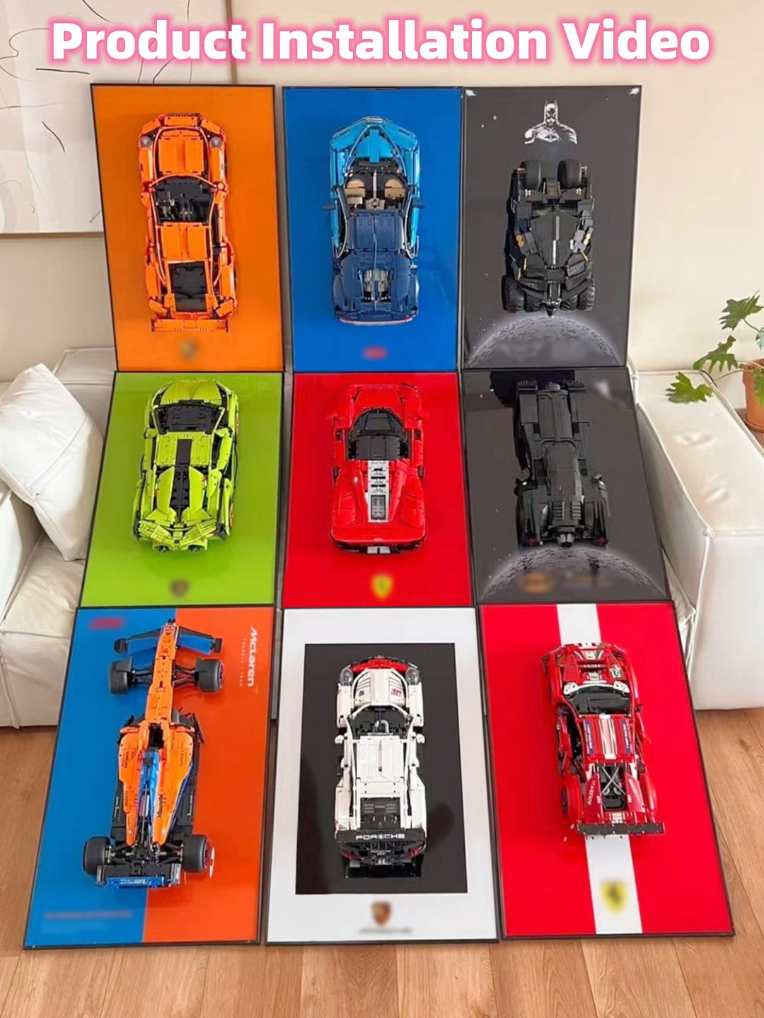 Wall mount lego online porsche